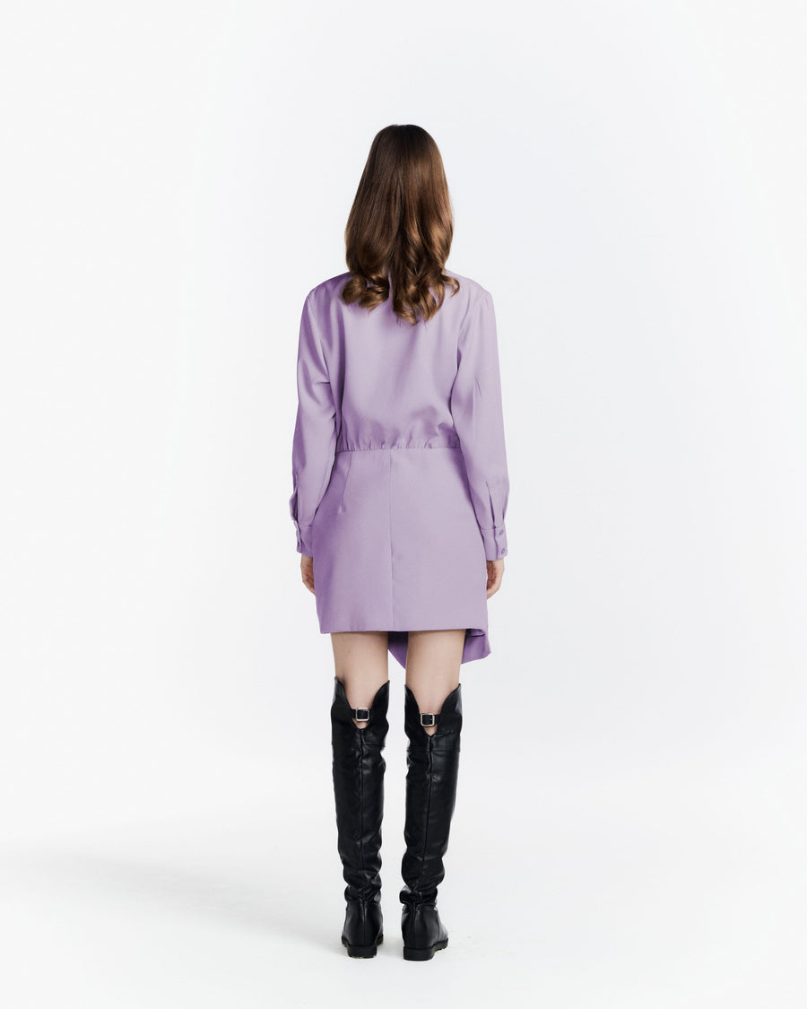 Beige Olive dress / Violet dress