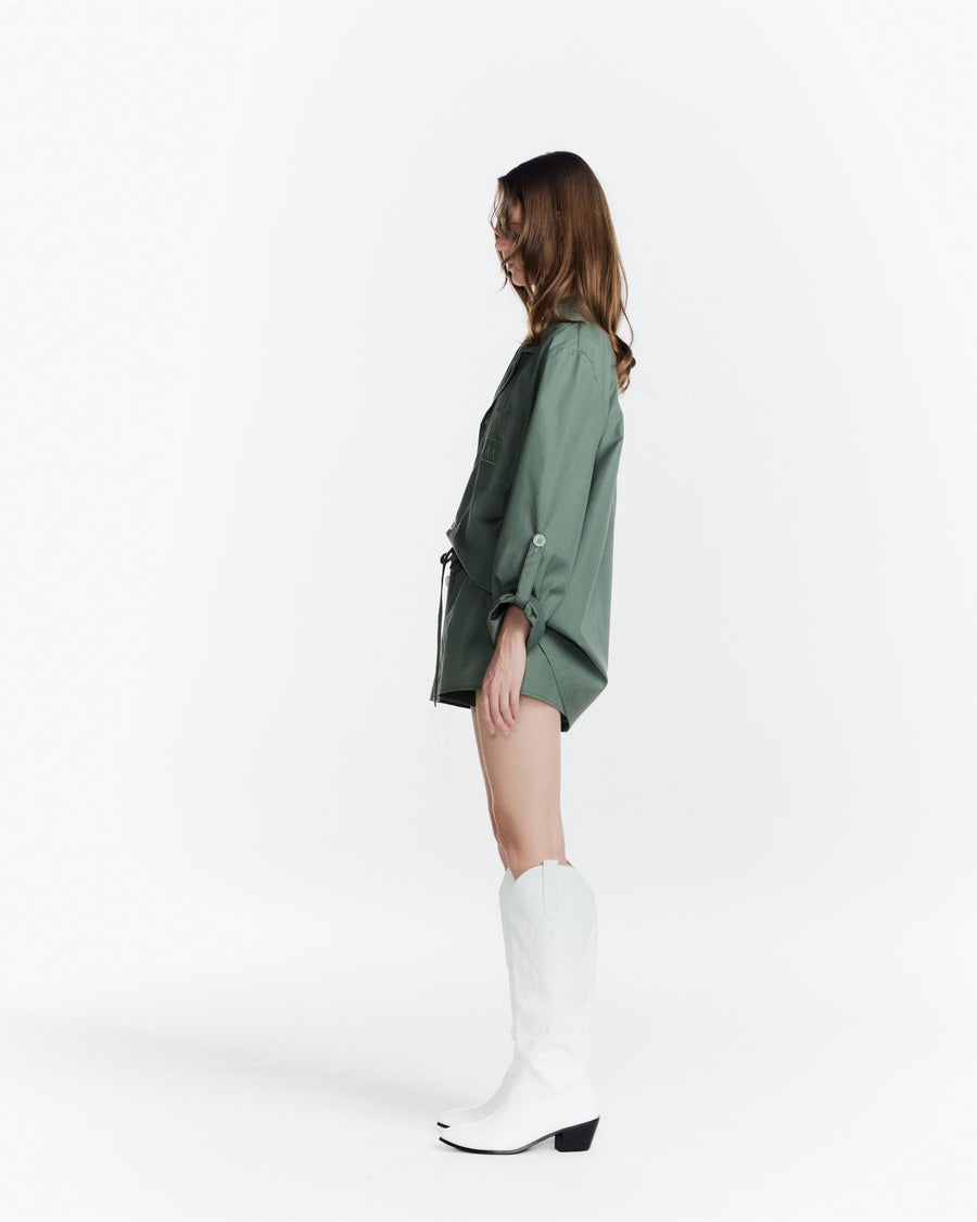 Forest Green Shirt / Short Pants
