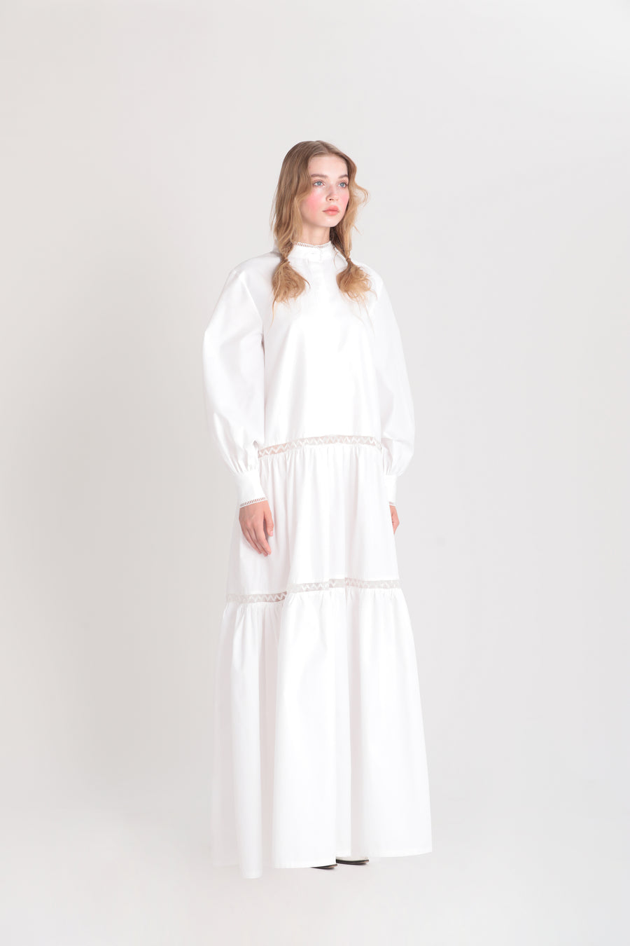 White Rose Maxi Dress
