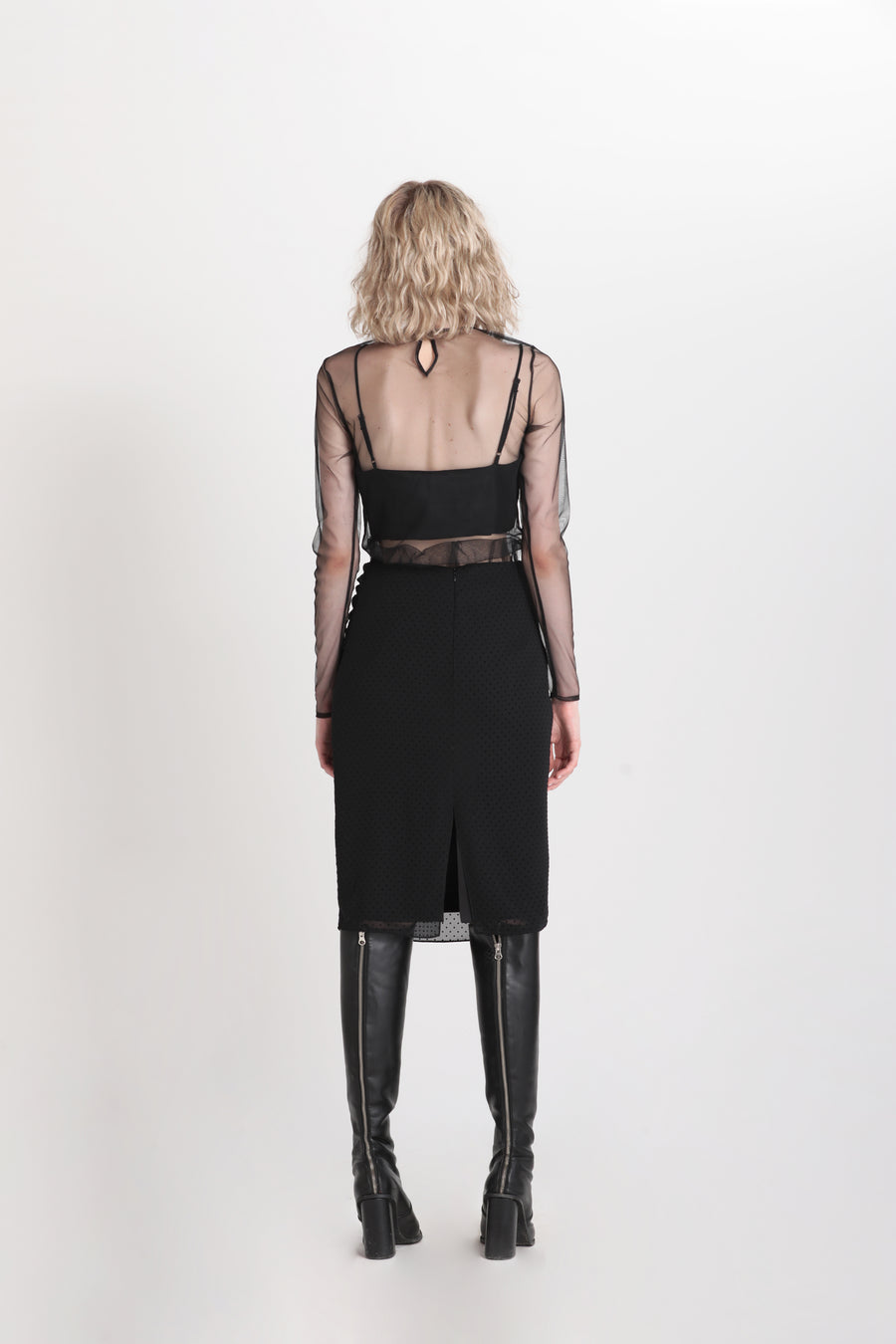 Black See-Through / Black Skirt